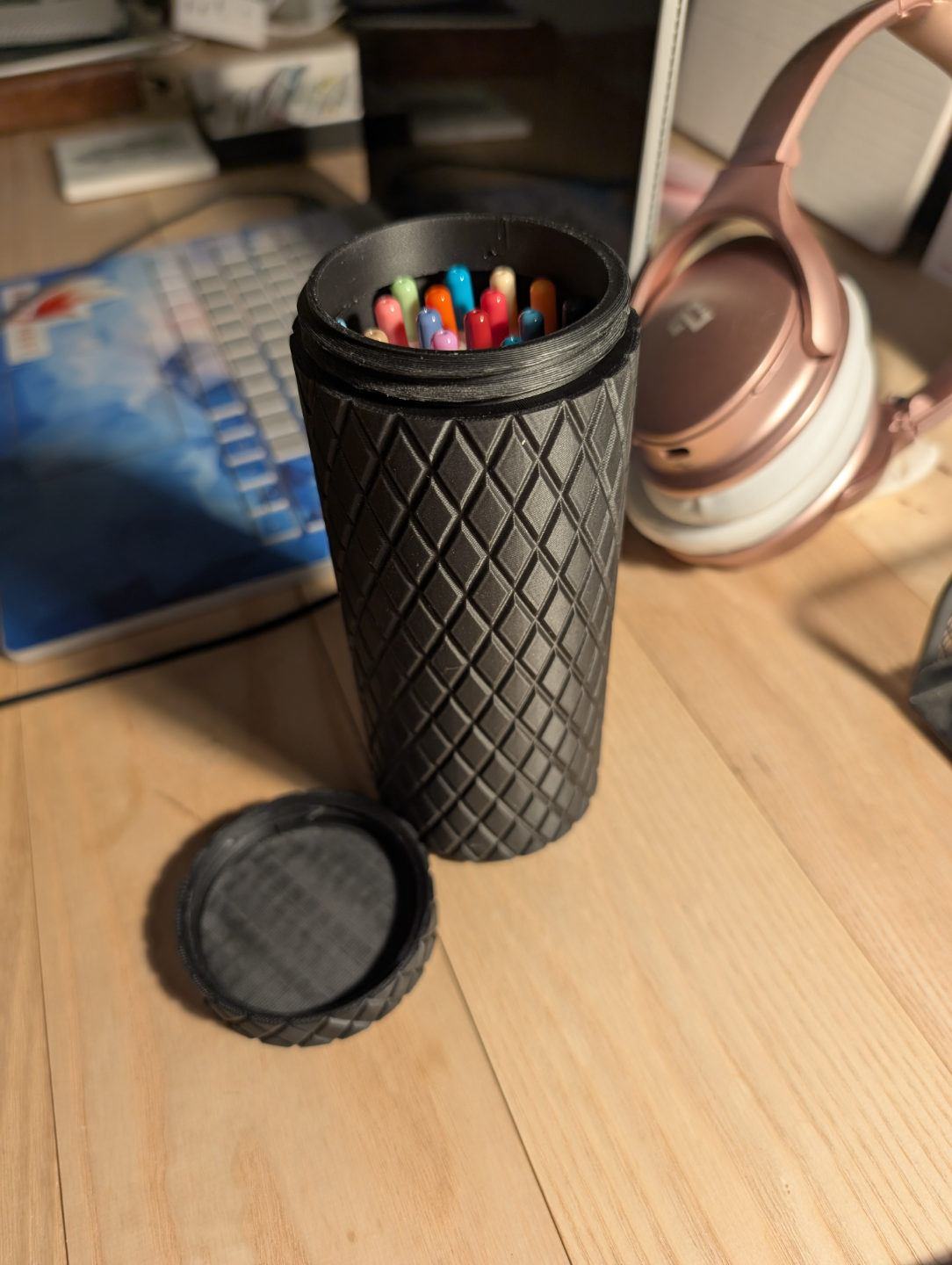 Pen Case with Lid