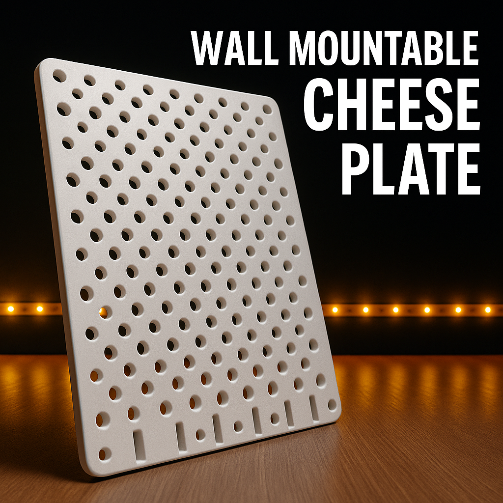 Universal Wall-Mount Camera Cheese Plate 250x210mm