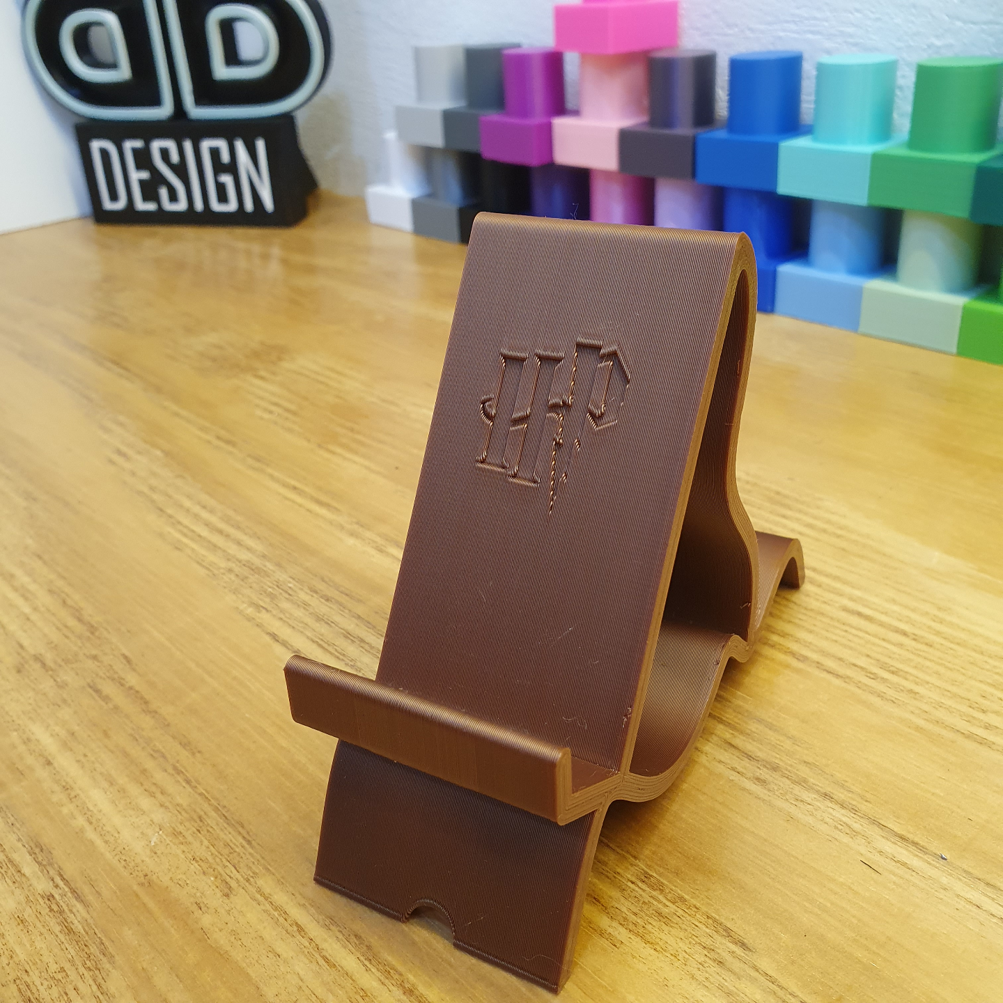 phone stand with Harry Potter logo