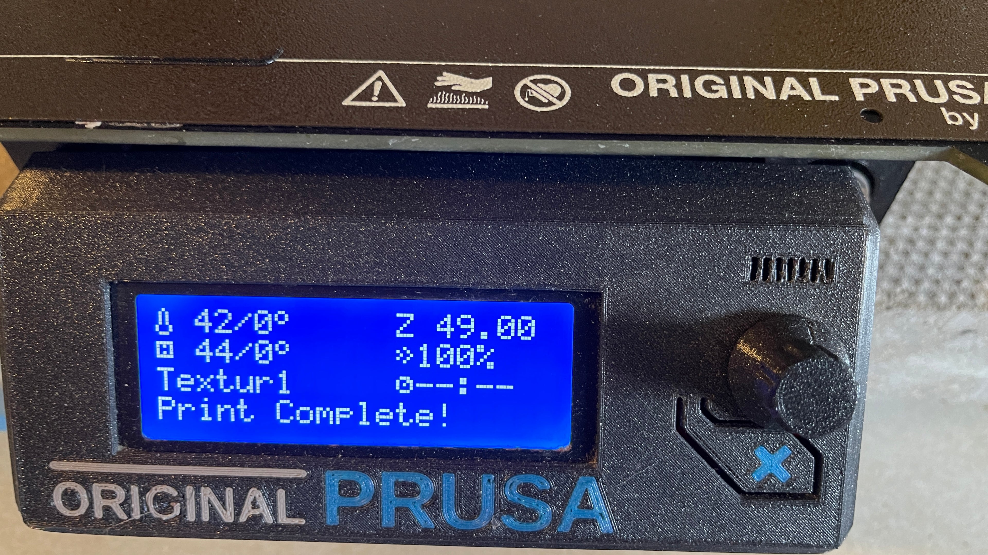 Prusa Mk4 style LCD Knob to fit MK3S & MK2.5S