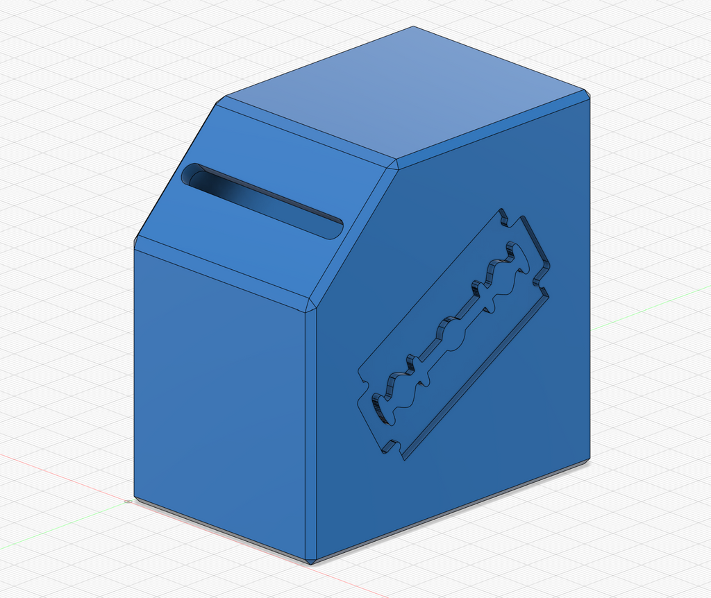 Double Edge Razorblade Disposable Box