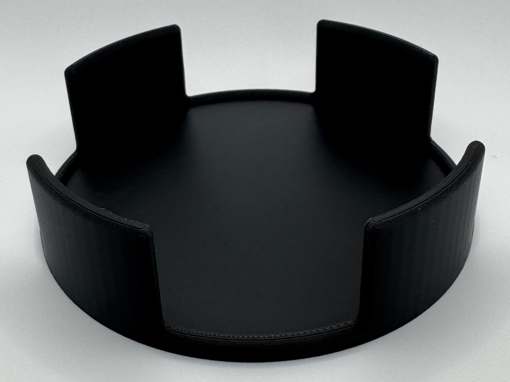 Round coaster stand/holder for drinks, 100x30mm