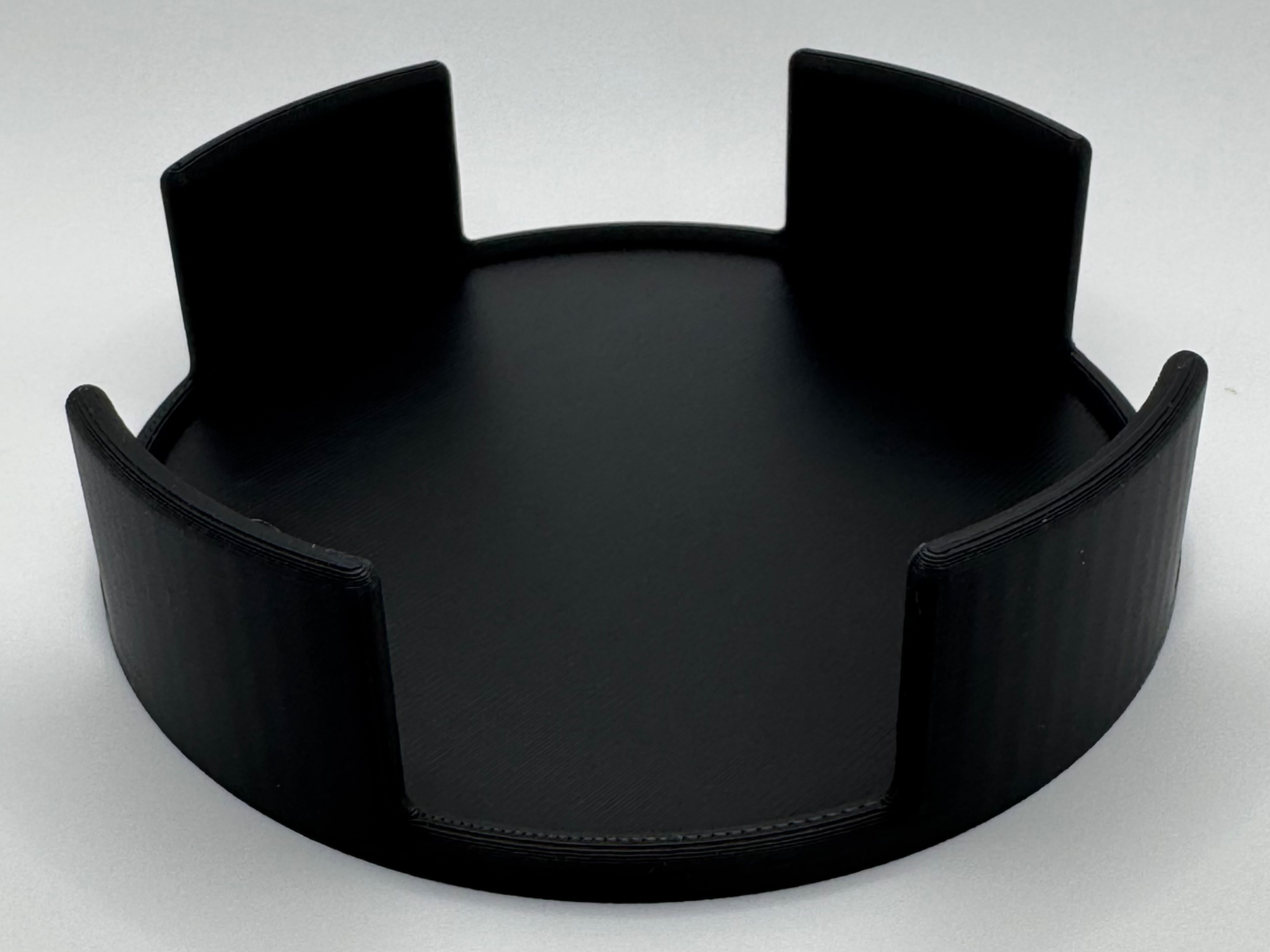 Round coaster stand/holder for drinks, 100x30mm