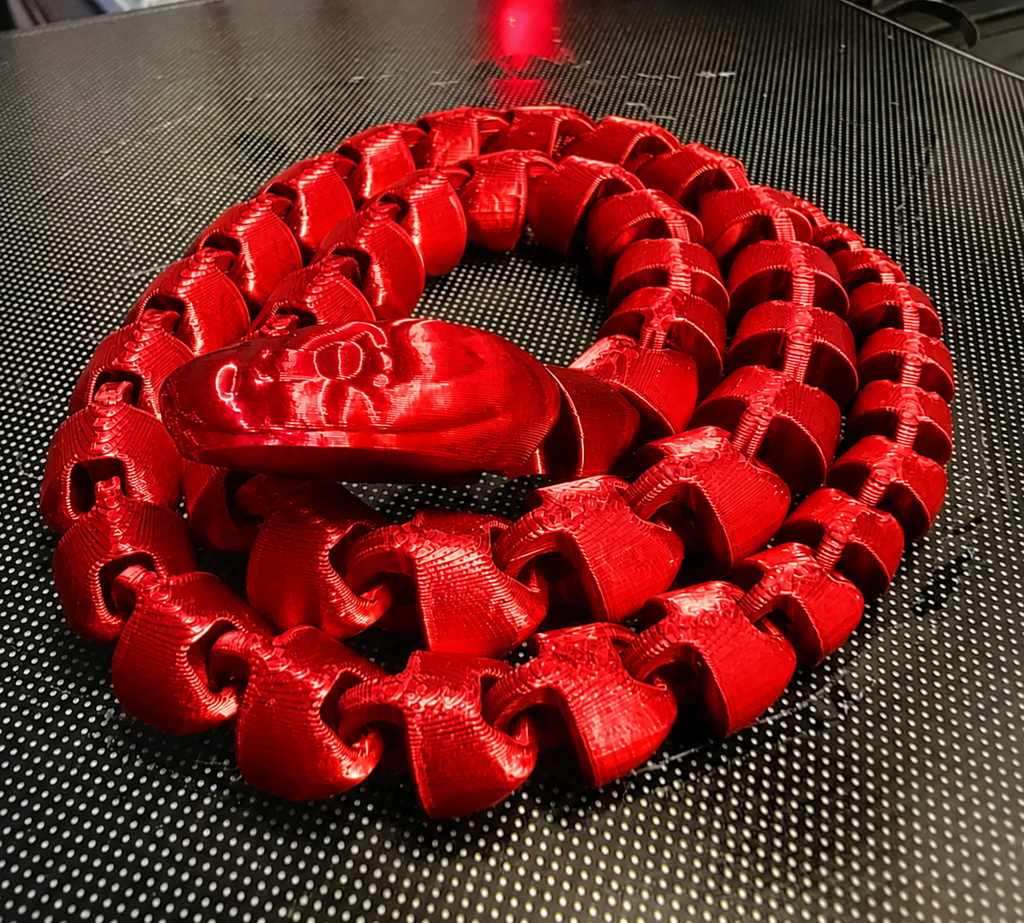 Articulated Flexi Snake - Easy 3D Printable