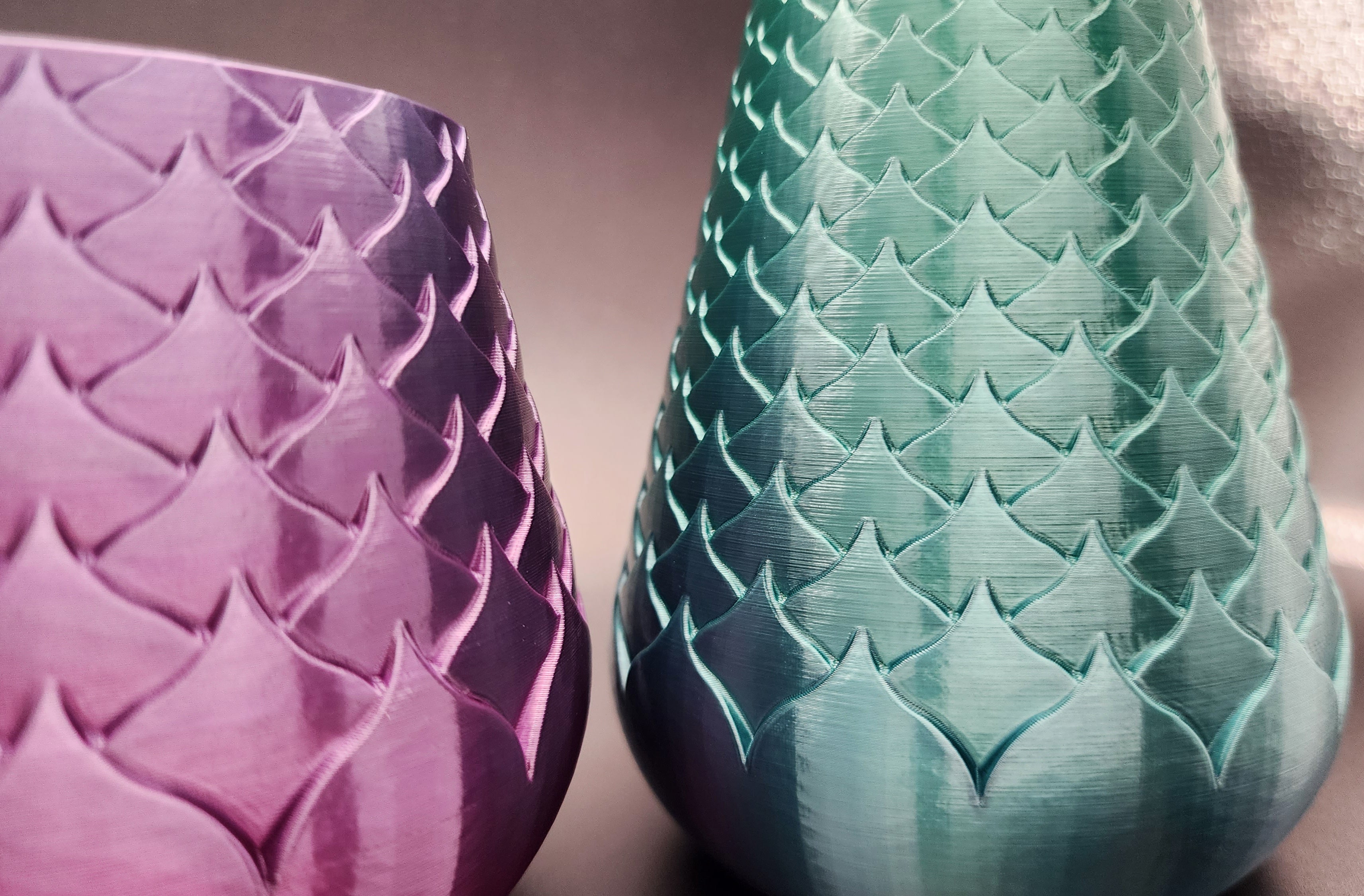 Lotus Spiral Vases V2