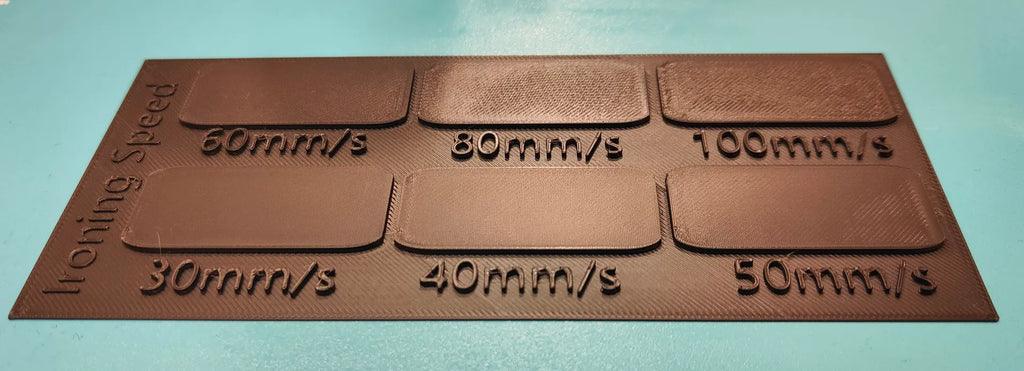 Ironing Calibration - Flow/Speed/Line Spacing
