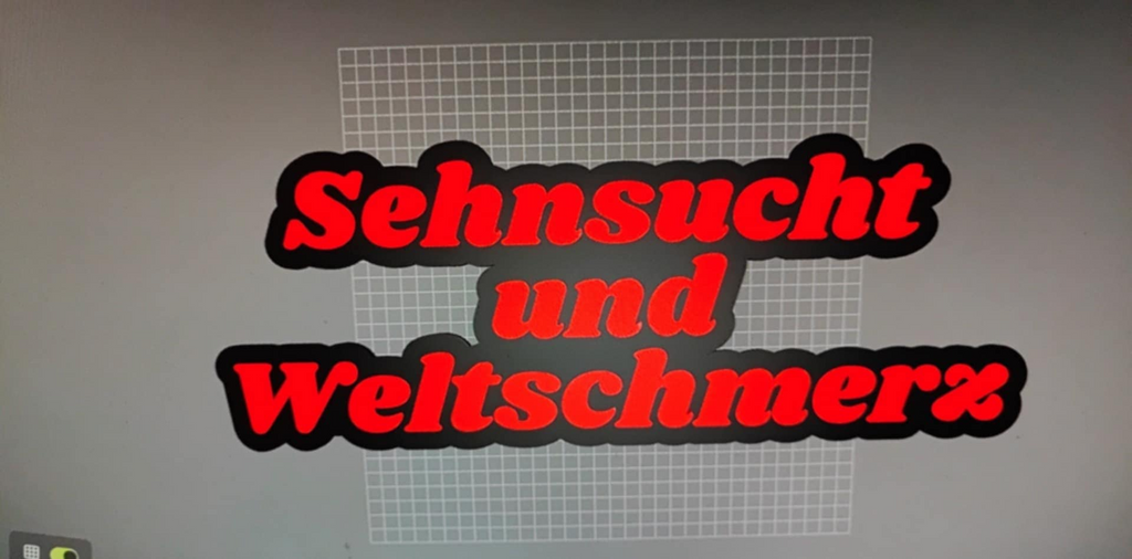 Sehnsucht und Weltschmerz lamp