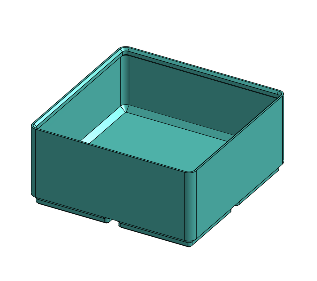 Gridfinity Basic Bin 2x2 5U