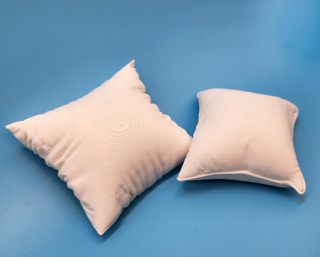 2 Fluffy Square Pillows