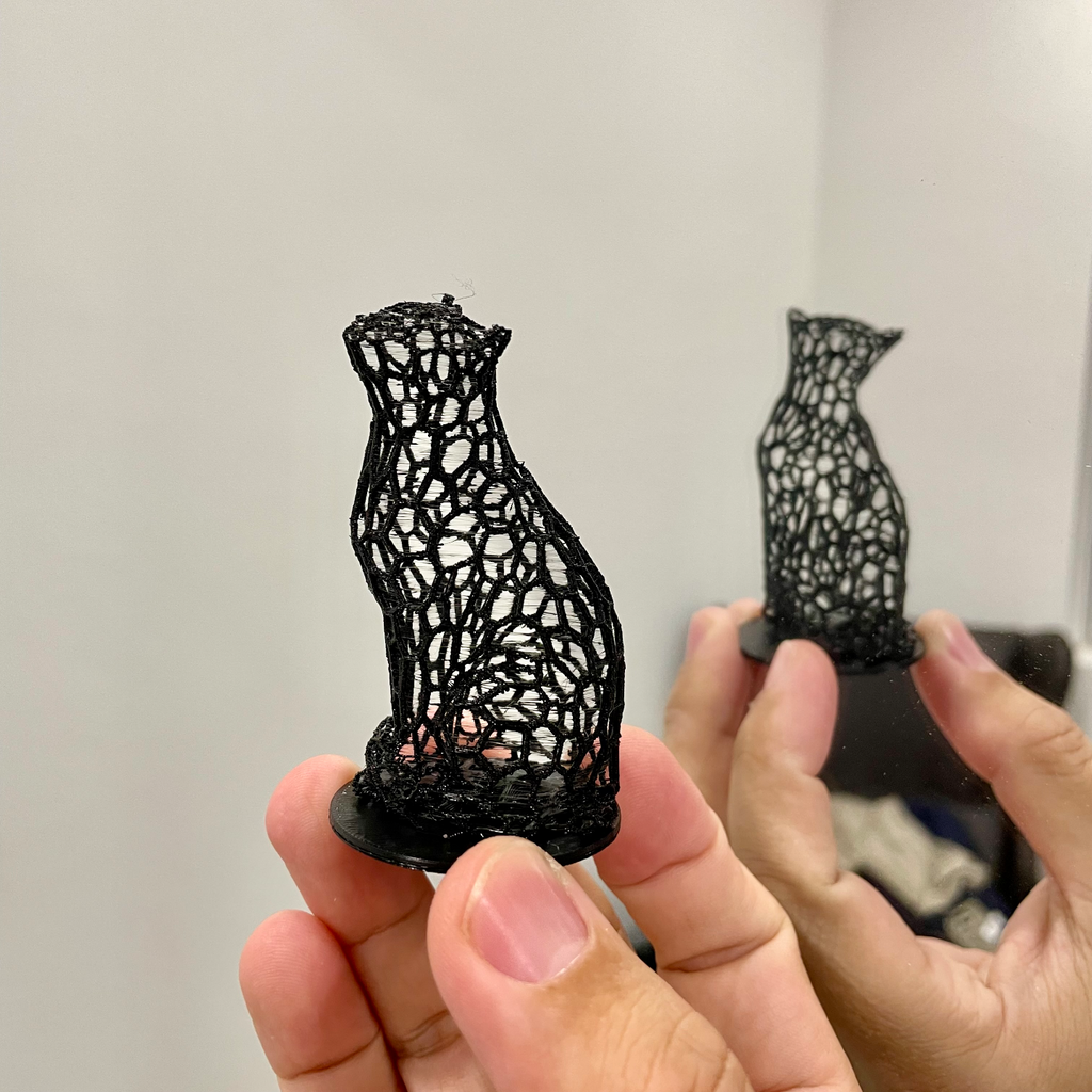 Voronoi Cat Sitting
