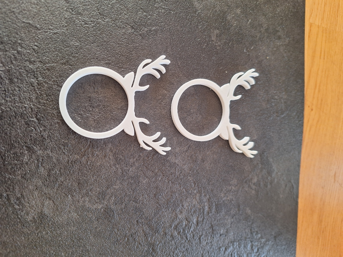 New Year Christmas napkin ring