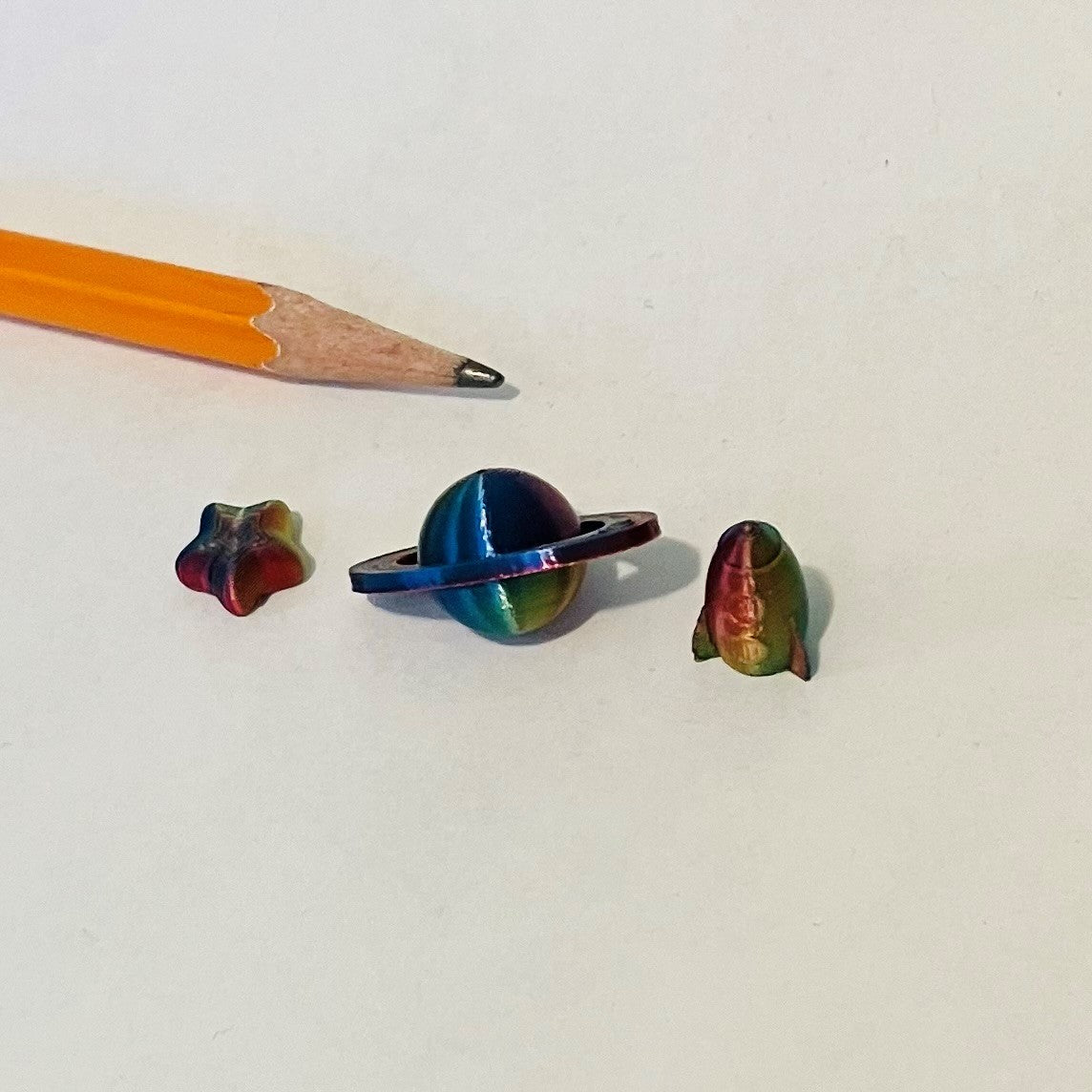 Pocket planet, rocket and star
