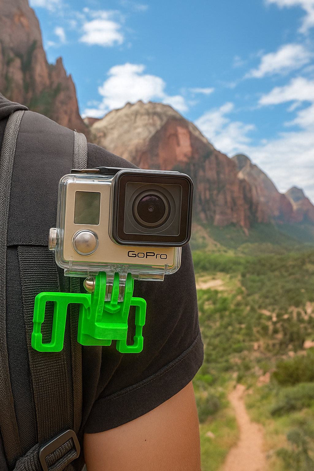 gopro backpack mount