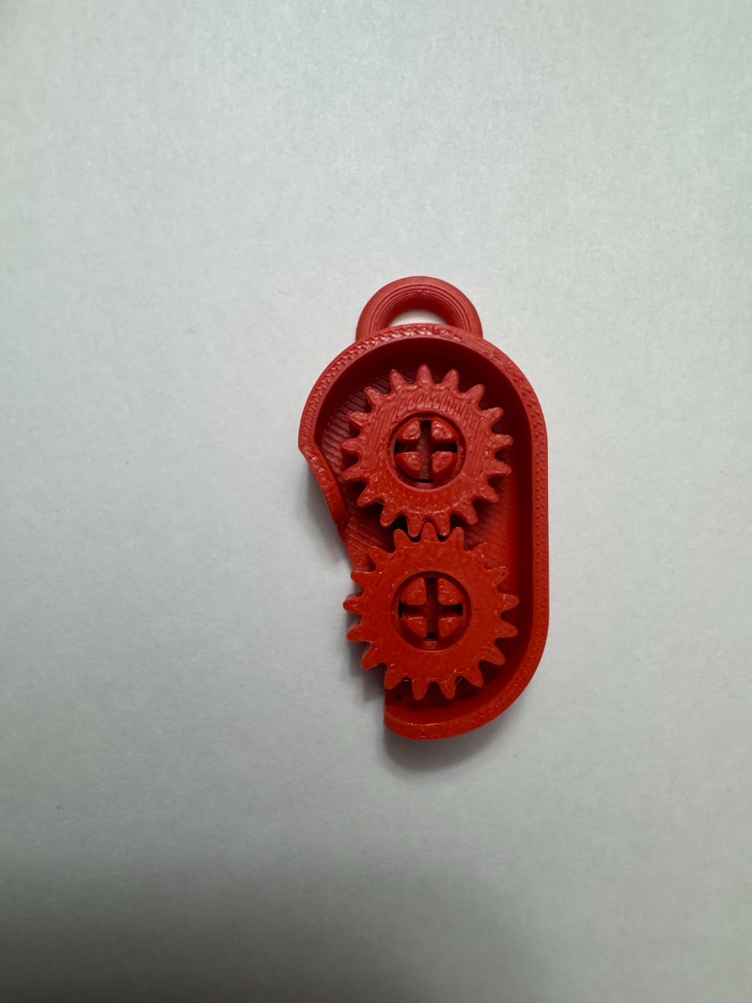 Fidget gear keychain (easy assembly) *26min print*
