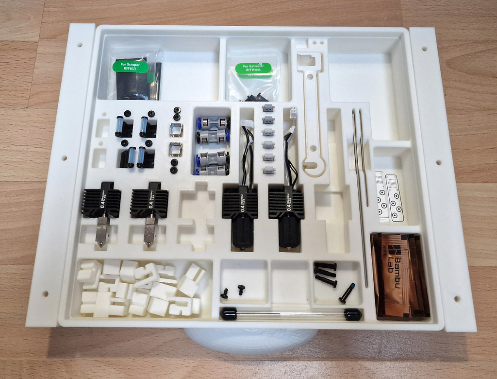 X1 / P1 3D printer parts and accessoires drawer