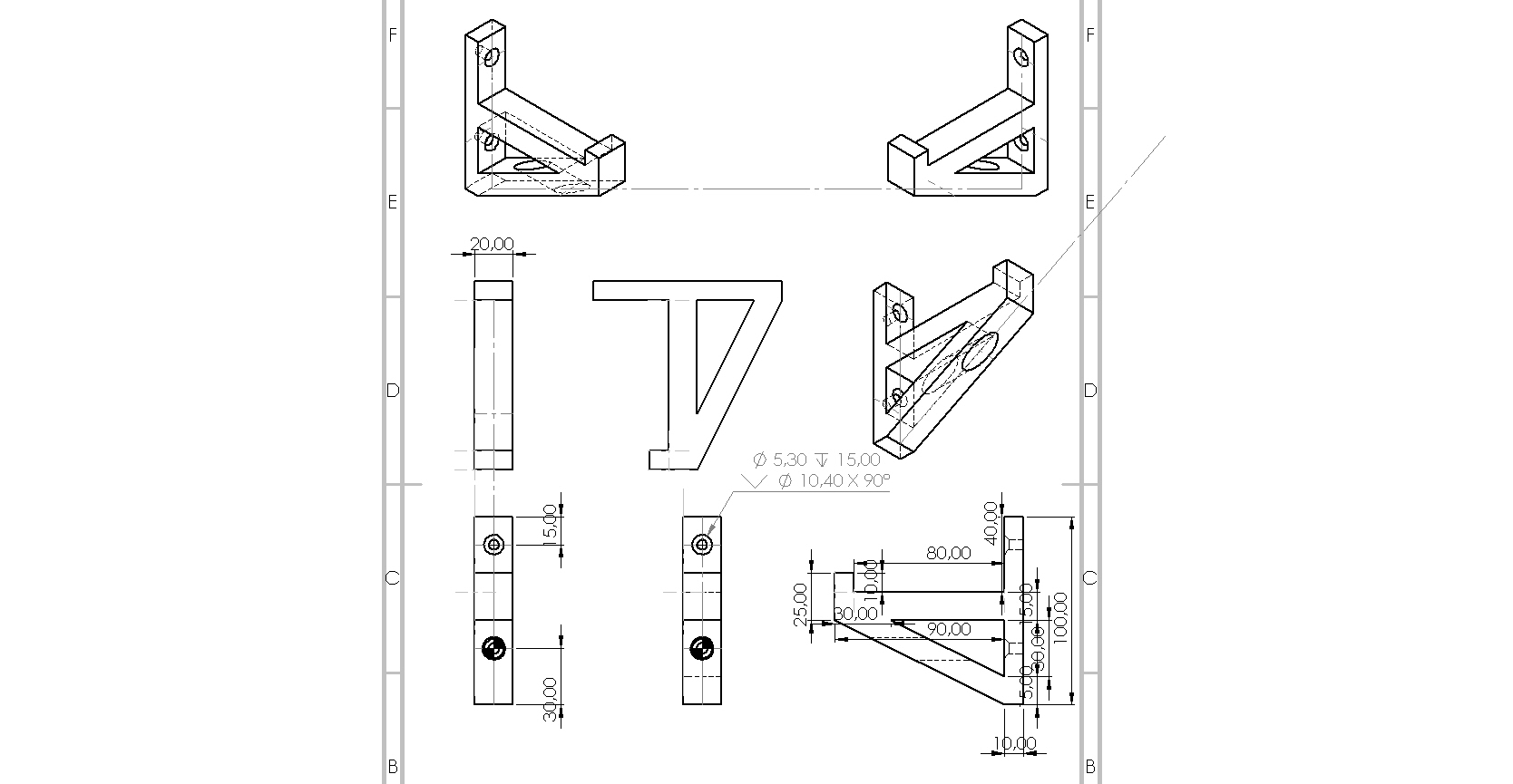 Ladder bracket