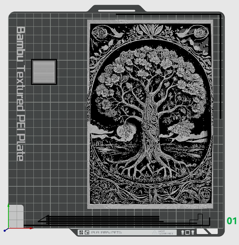 Tree of Life Carving Wall Art - Hueforge