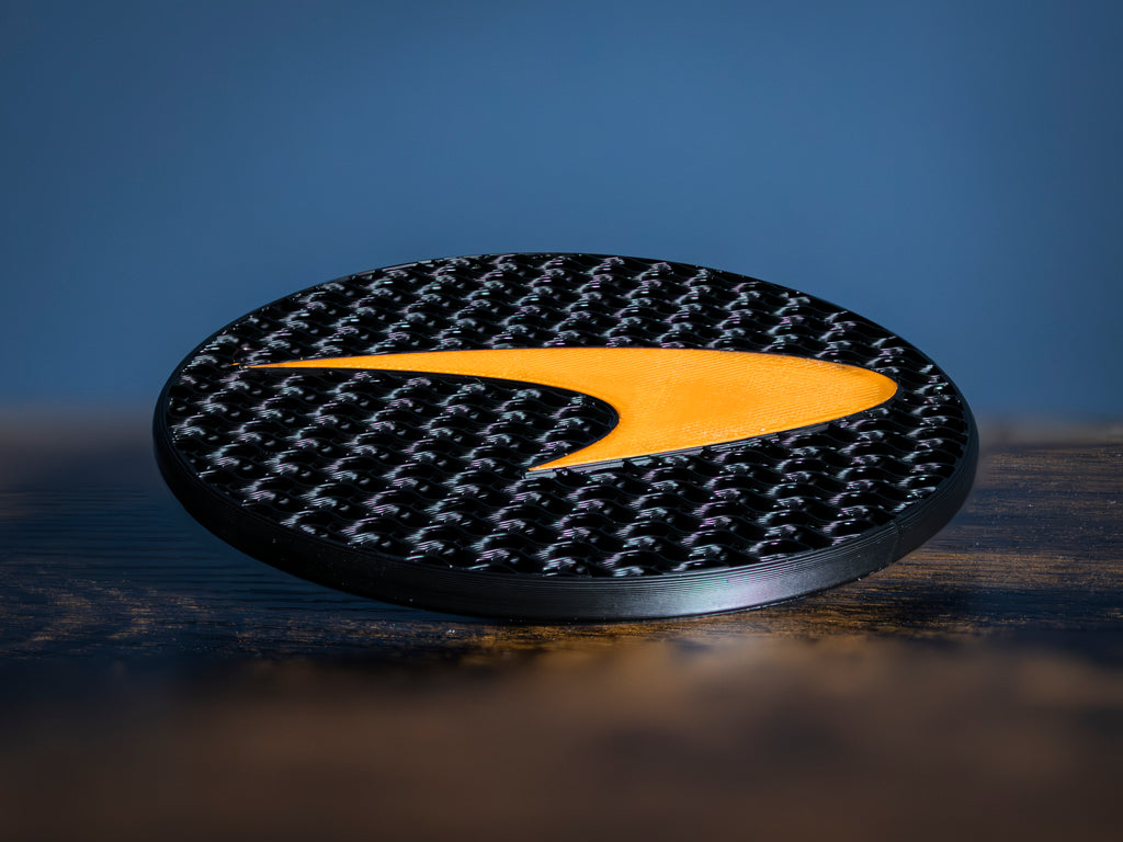 McLaren F1 Team Logo Coaster using Infill