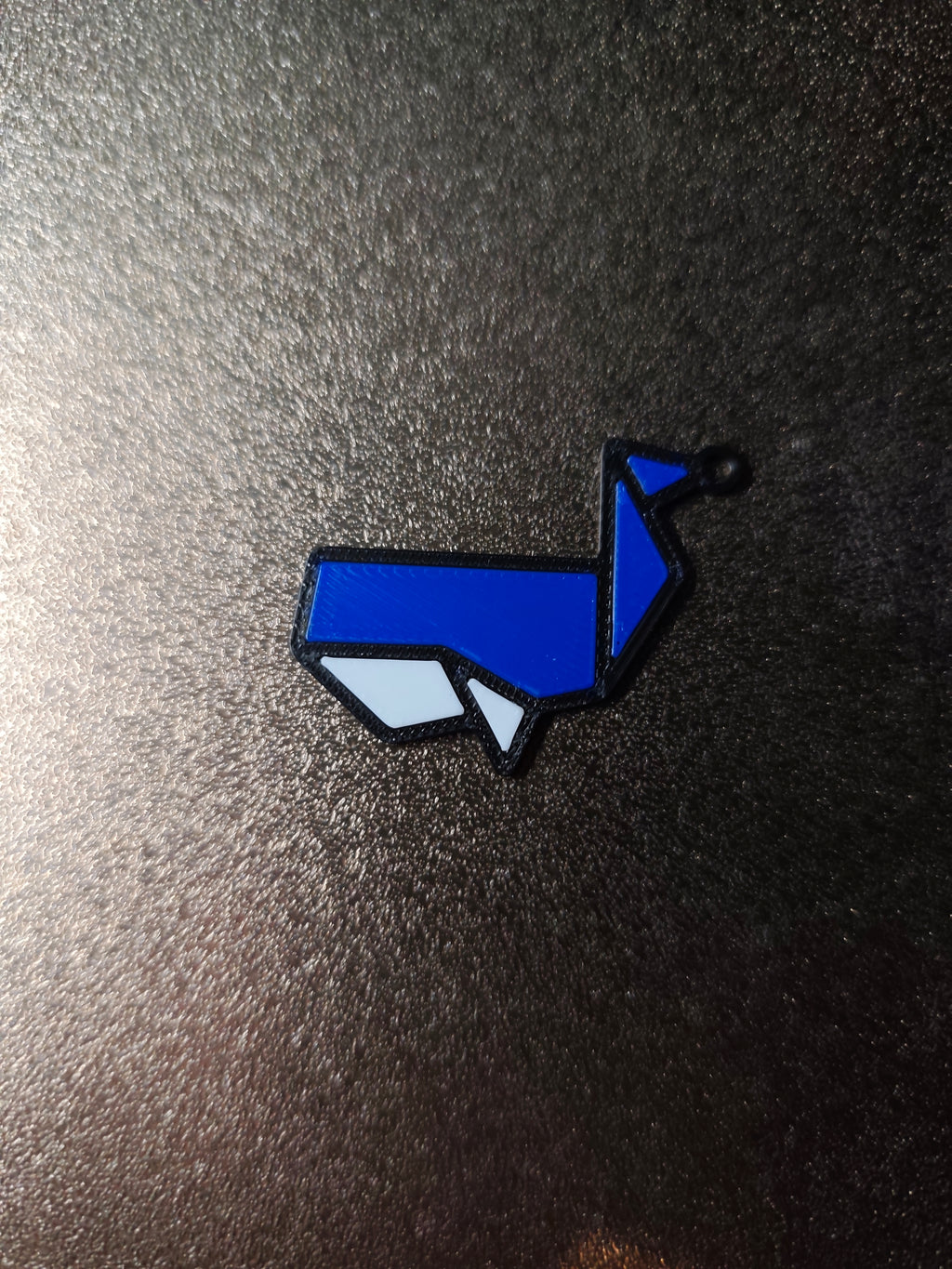 Origami Whale Keychain