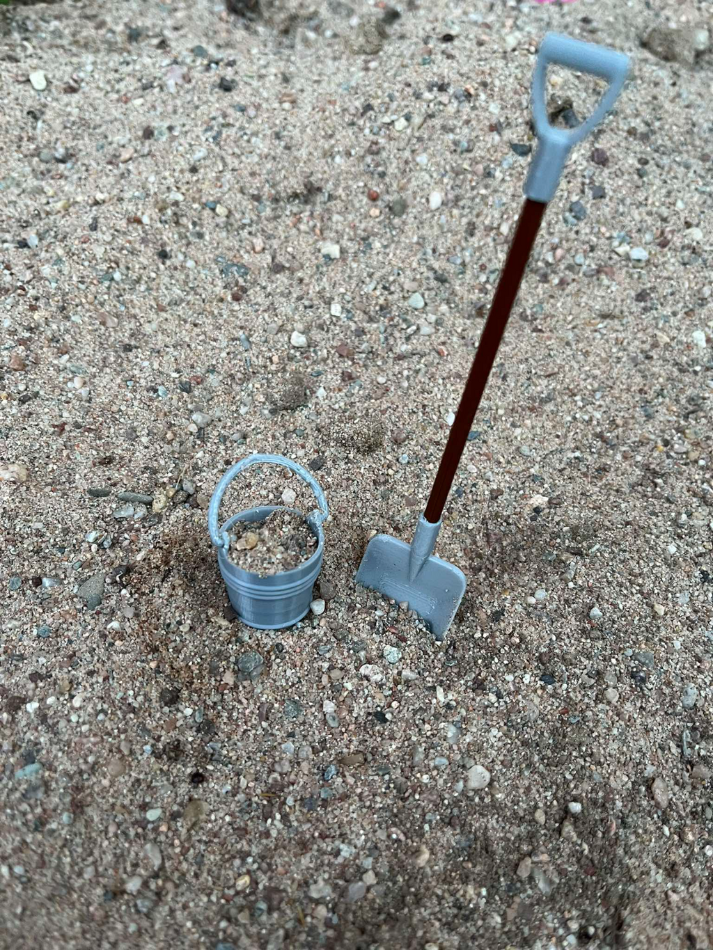 Shovel 1:10 and 1:12 for RC car, miniature