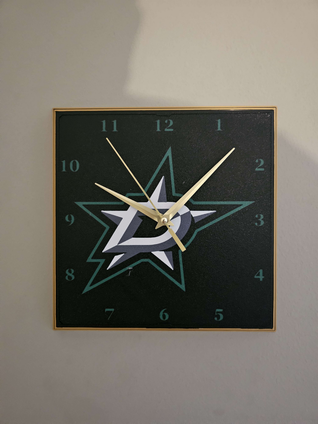 Dallas Stars Clock Face