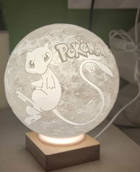 Lithophane Mewtwo
