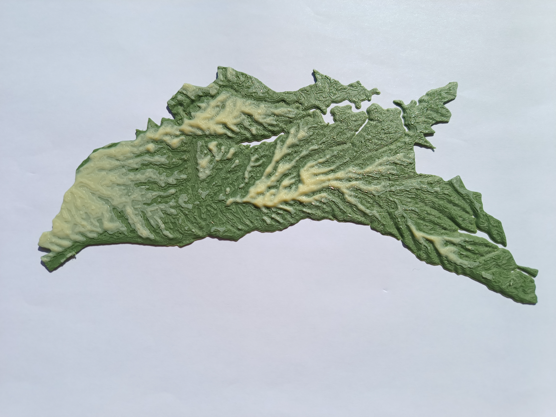 Terrain Map - Colored - Moldova - No AMS Nedded