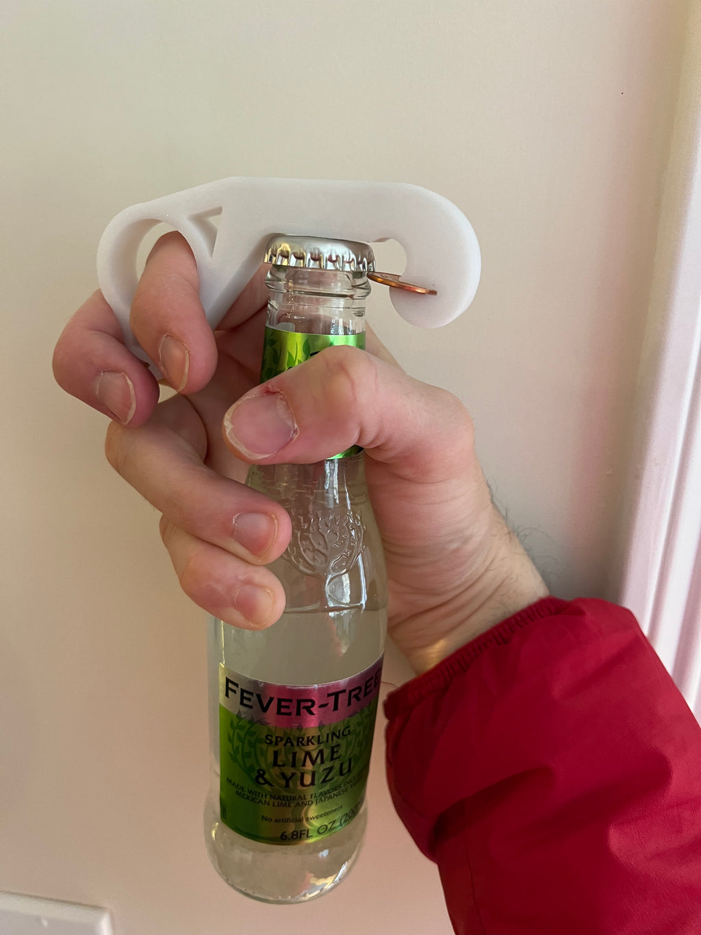 The Penny Popper: A one handed magnetic bottle opener for your fridge