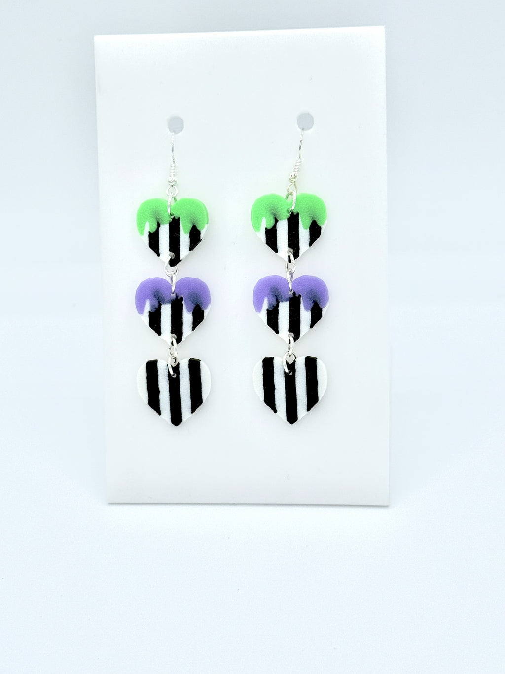 BeetleJuice Heart Dangles