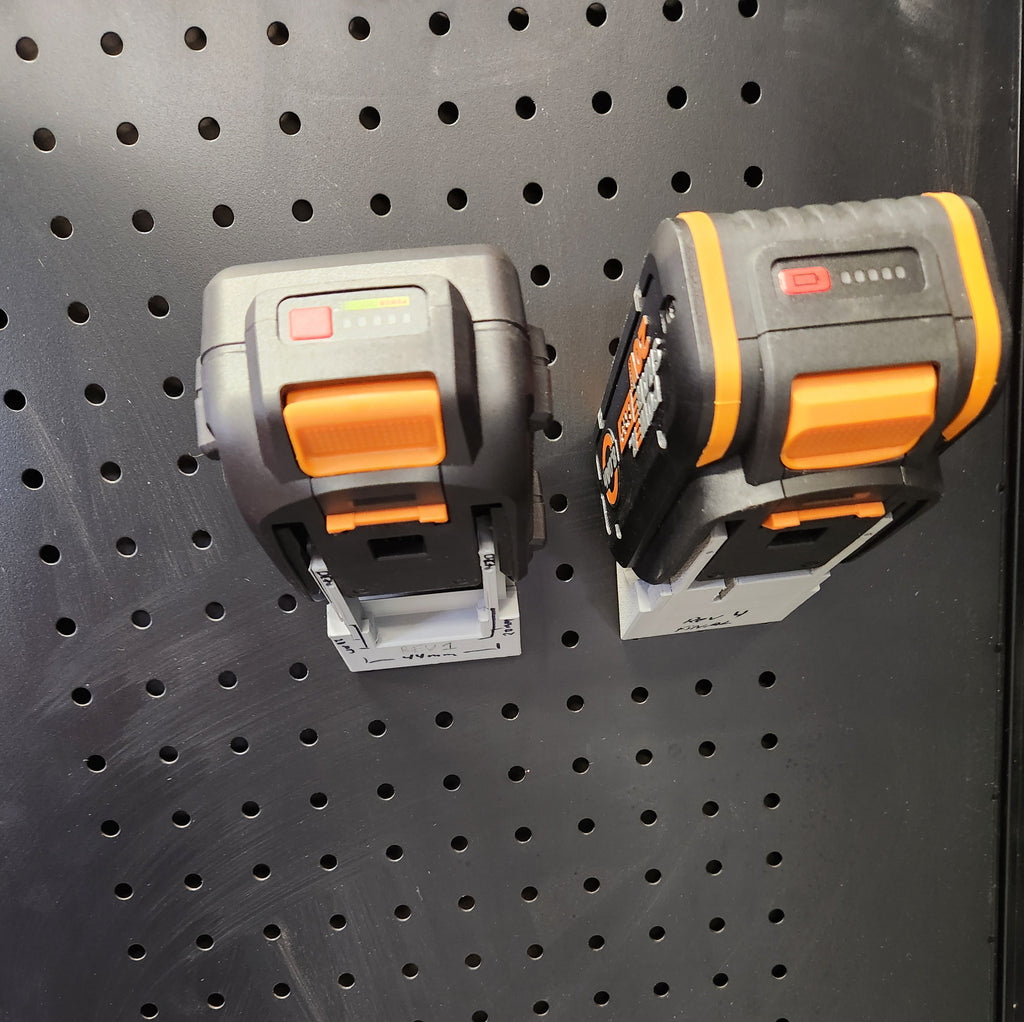 Worx Battery Holder for 1 Inch Pegboard