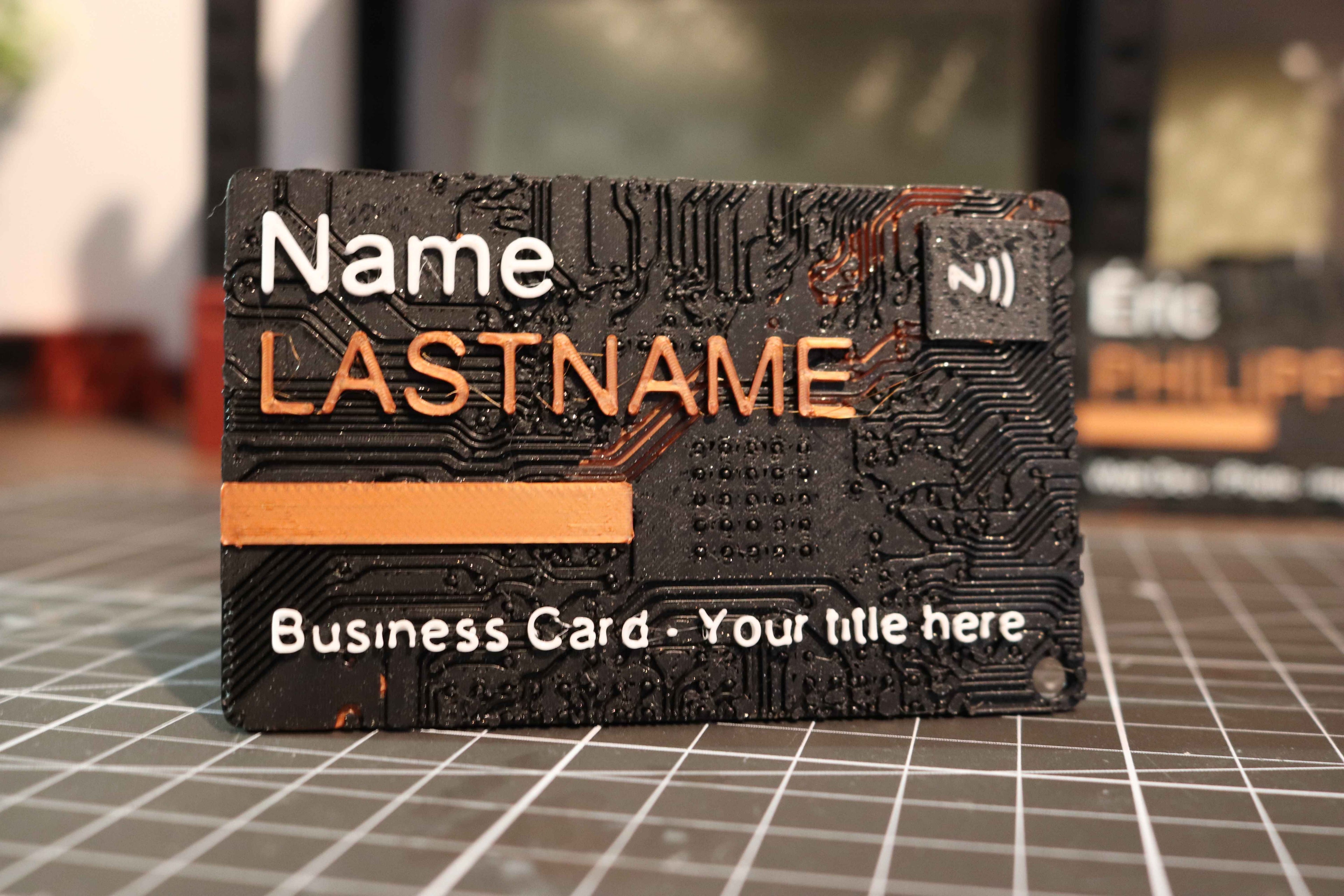 Fancy Tech NFC Business Card – Fully Customizable