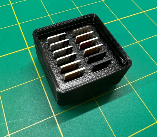 micro sd card holder Gridfinity