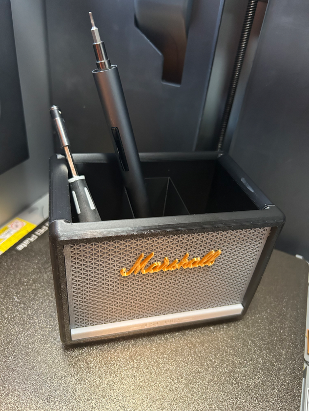 Marshall pencil holder, desk organizer, wide