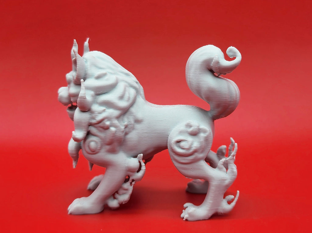 Demon Dog Sculpture
