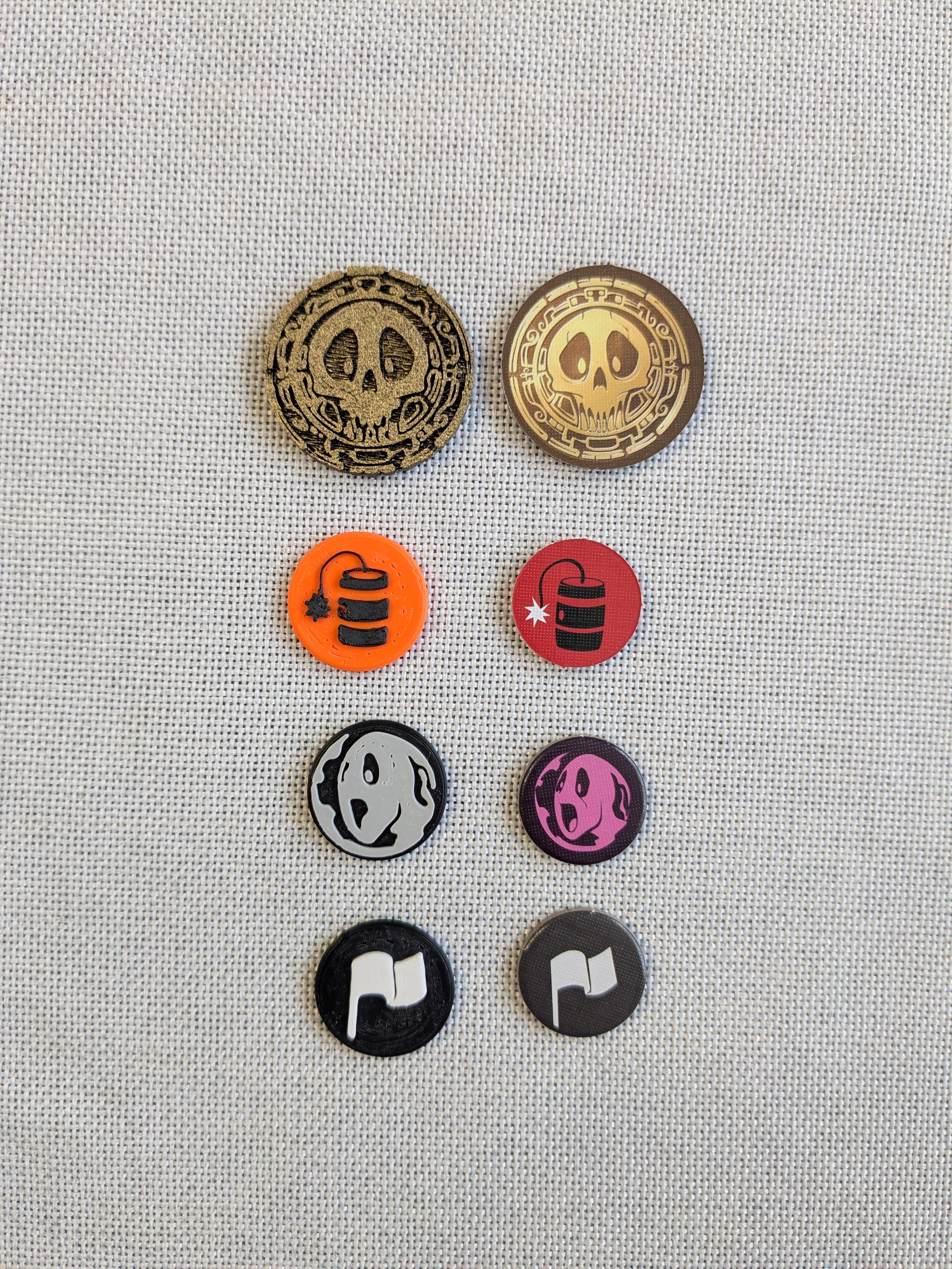 Cursed Pirate Tokens - Dice Throne