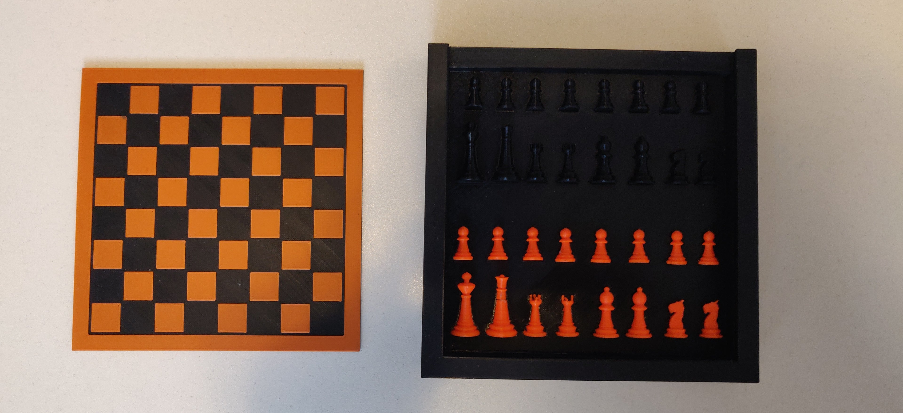 Complete Chess Set with Board & Box