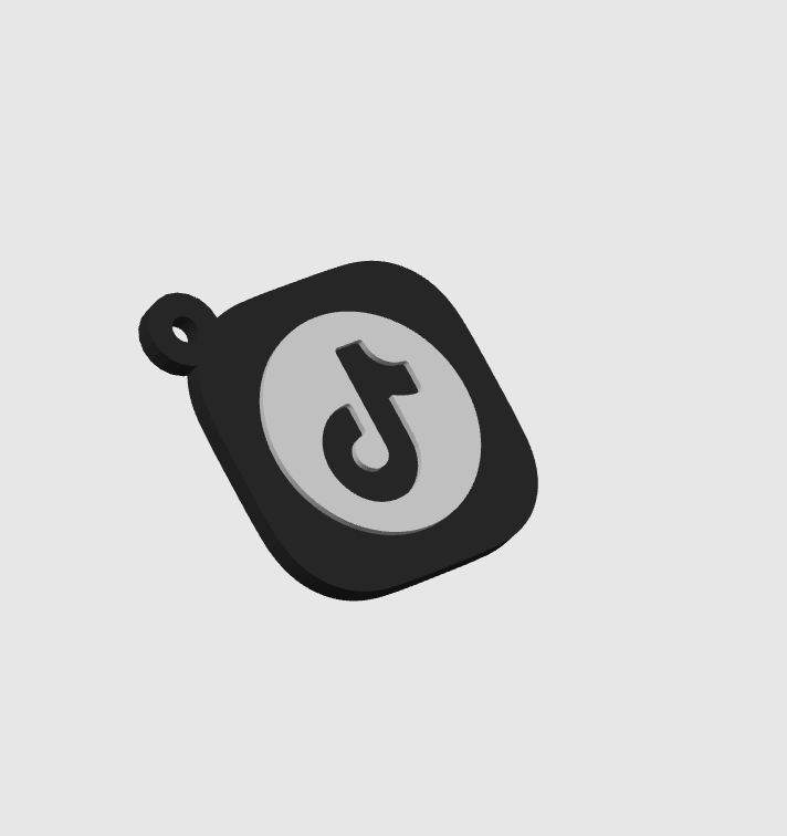 TikTok NFC Keychain | NFC Tag | NFC Keyring