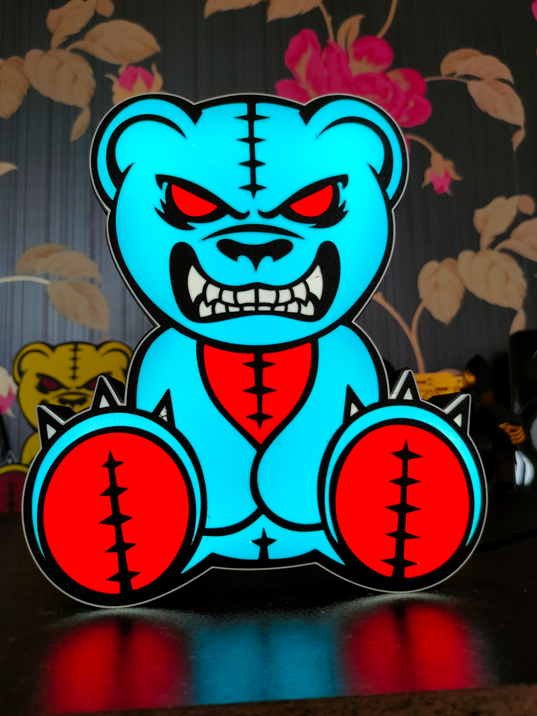 Horror Teddy Light Box