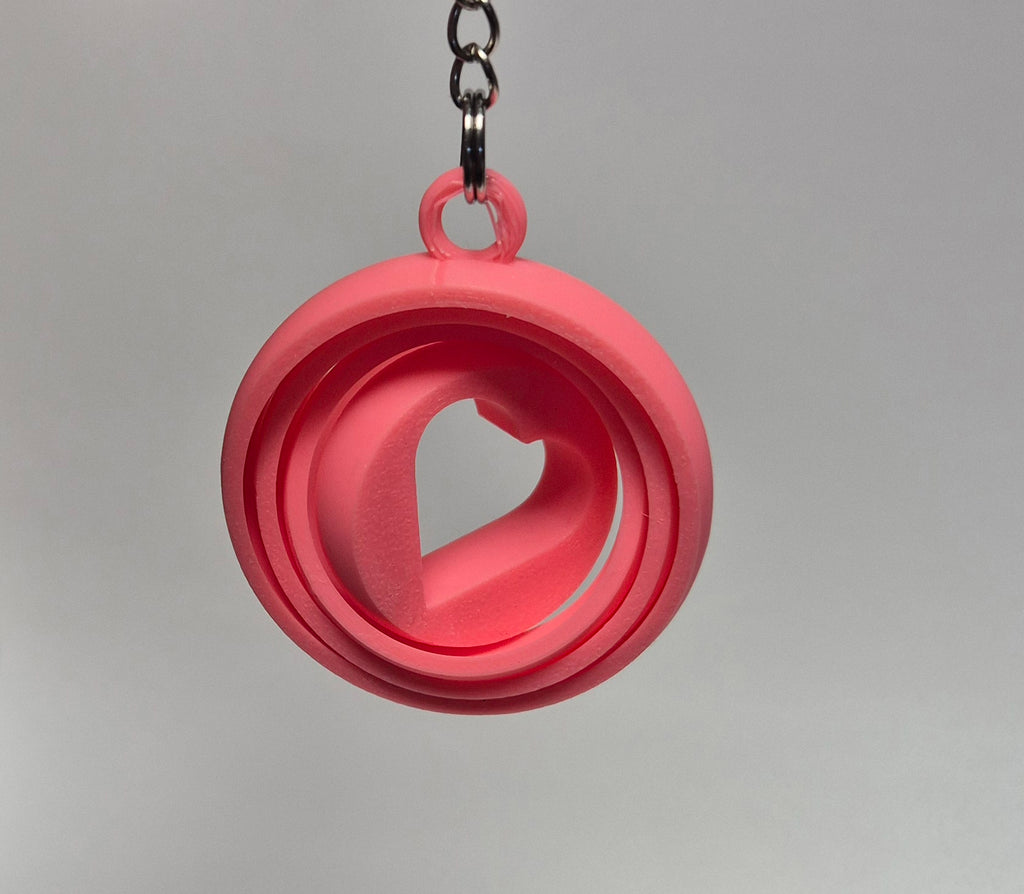 Heart Gyro Fidget Keychain Free to sell