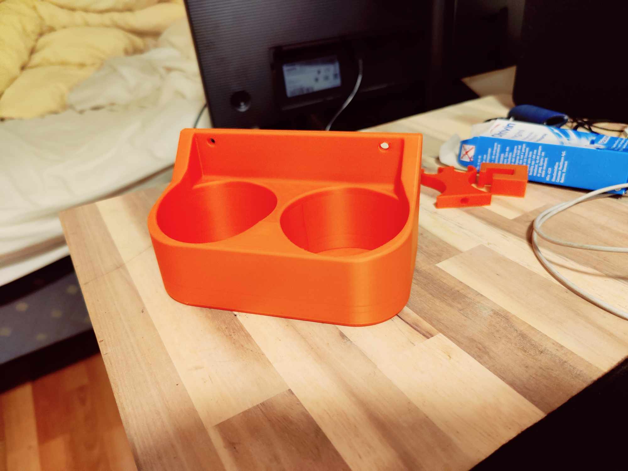 Pegboard spraycan holder