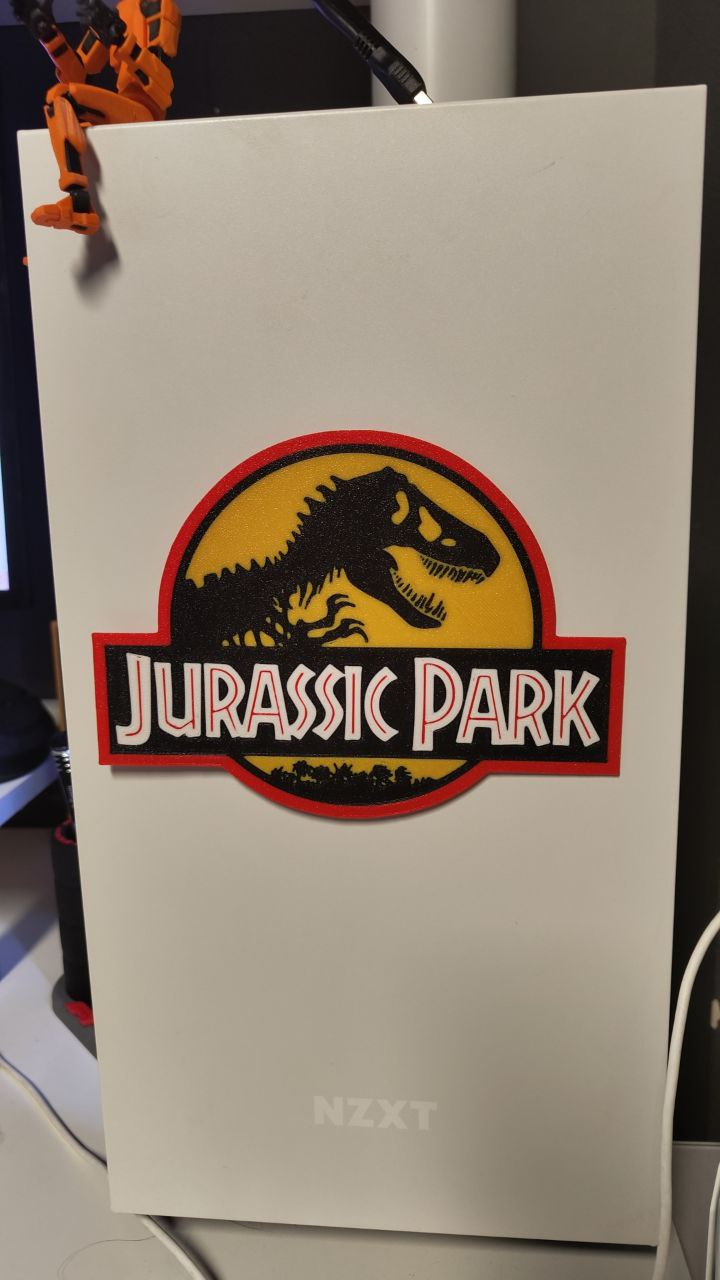Jurassic Park Wall Art Plate