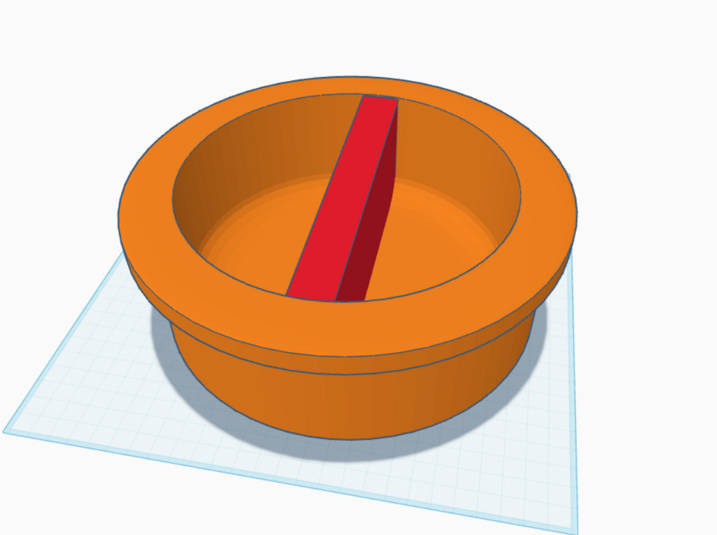 separated dog bowl