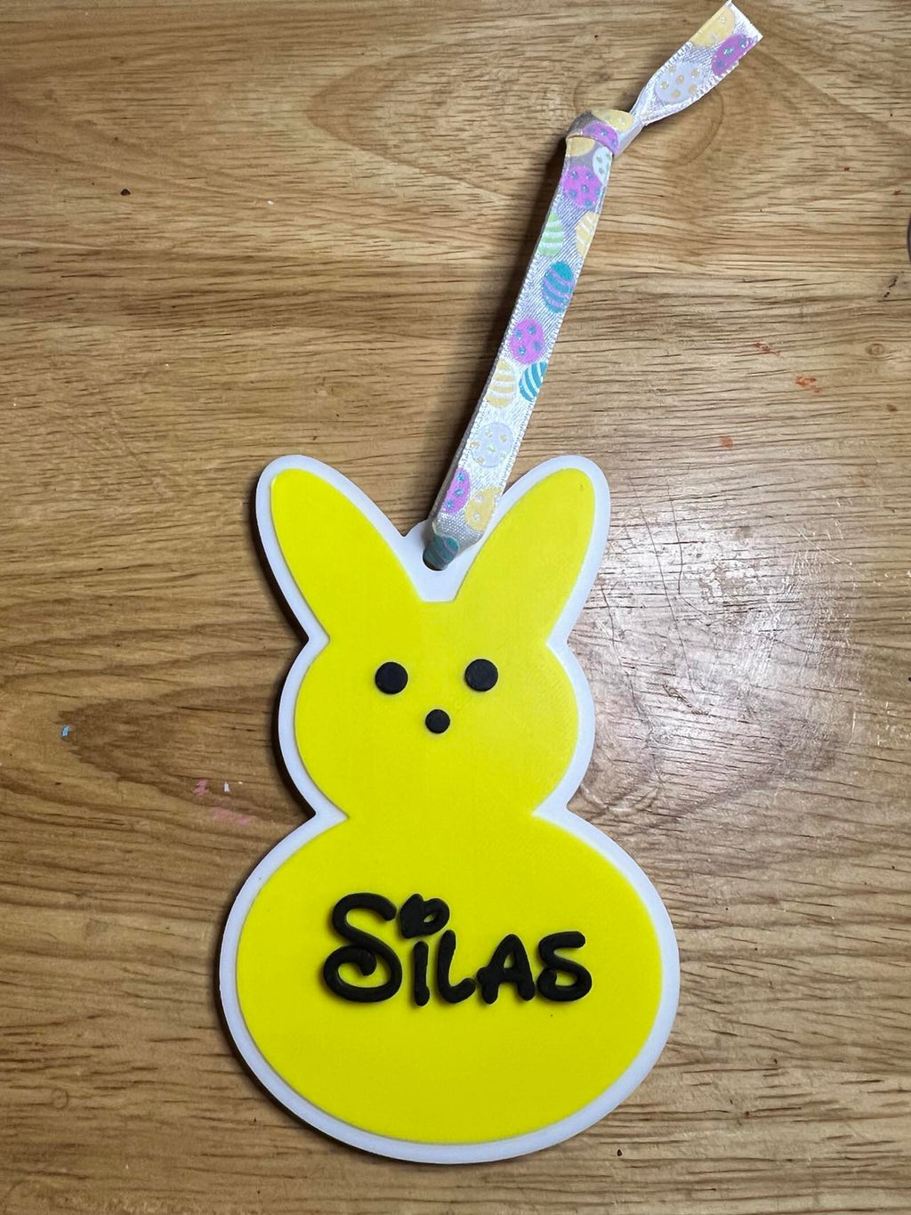 Marshmallow Bunny Tag