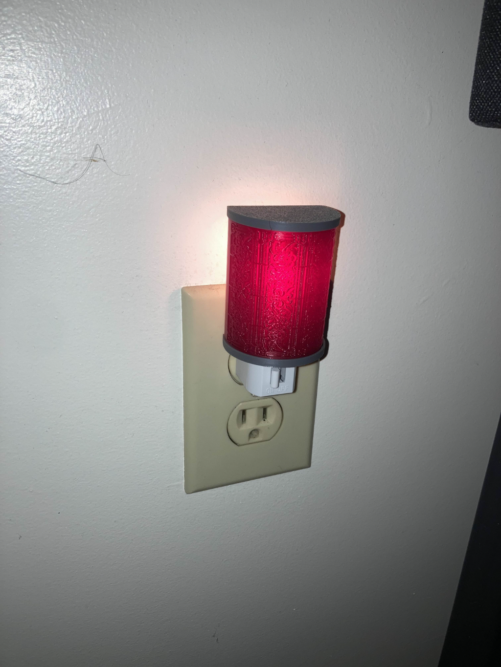 Engraved night light lampshade (fits generic)