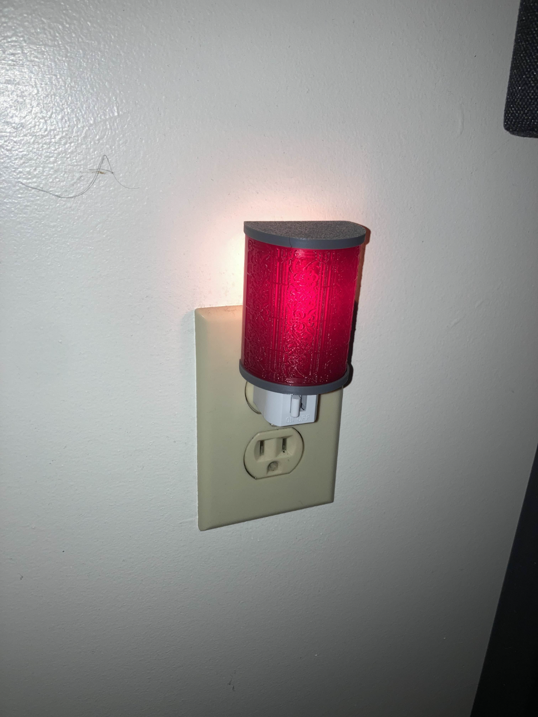 Engraved night light lampshade (fits generic)