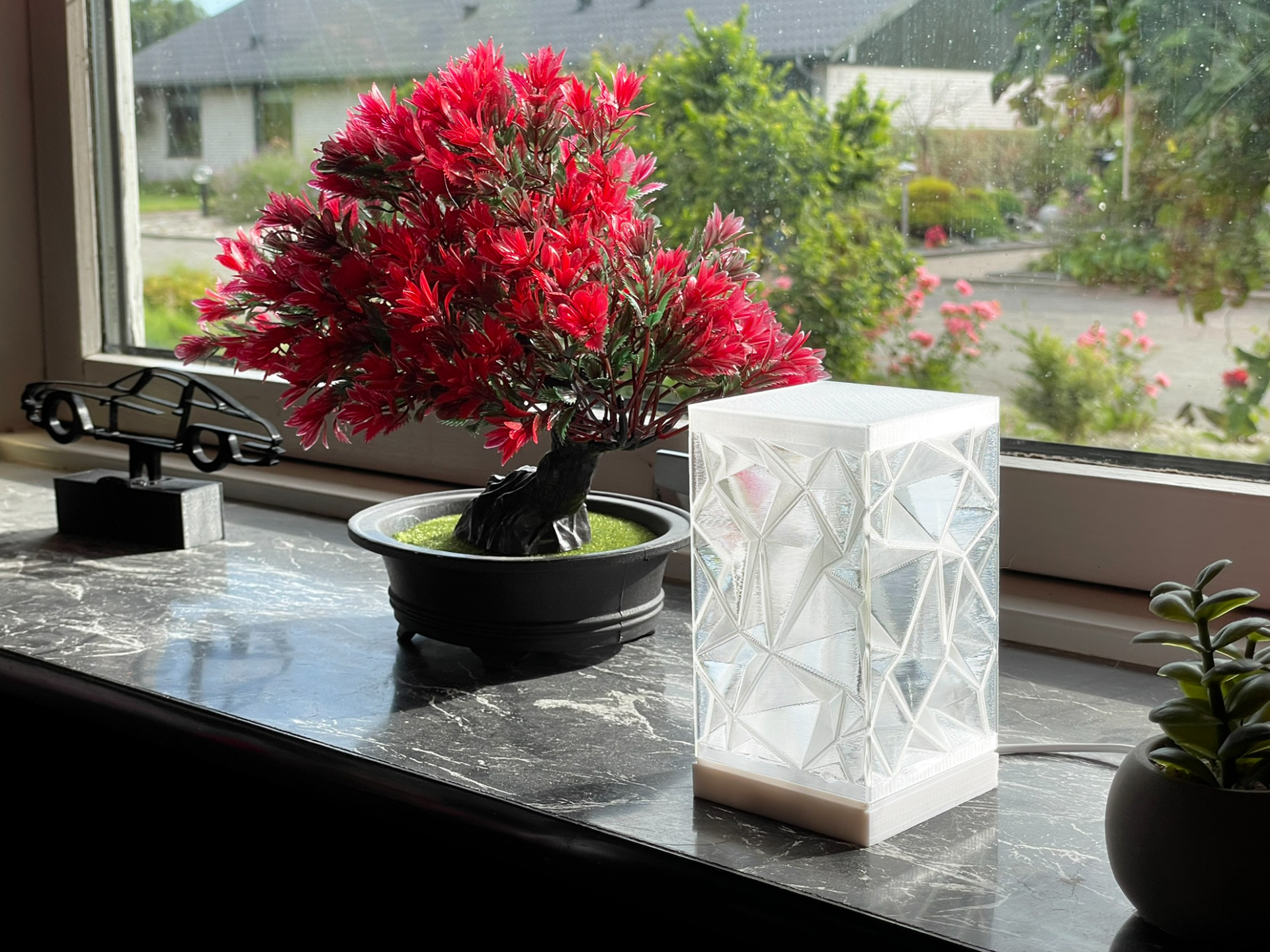 Frozen Ice Shards Lamp for LED Kit 001 (vase mode)