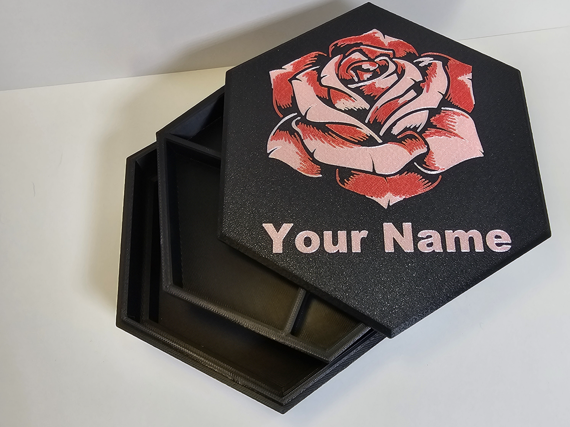 Custom personalized jewelry box