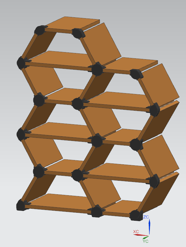 Honeycomb Shoe Rack Connectors