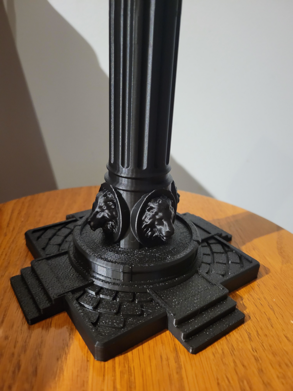 Headphone stand - roman column stylized