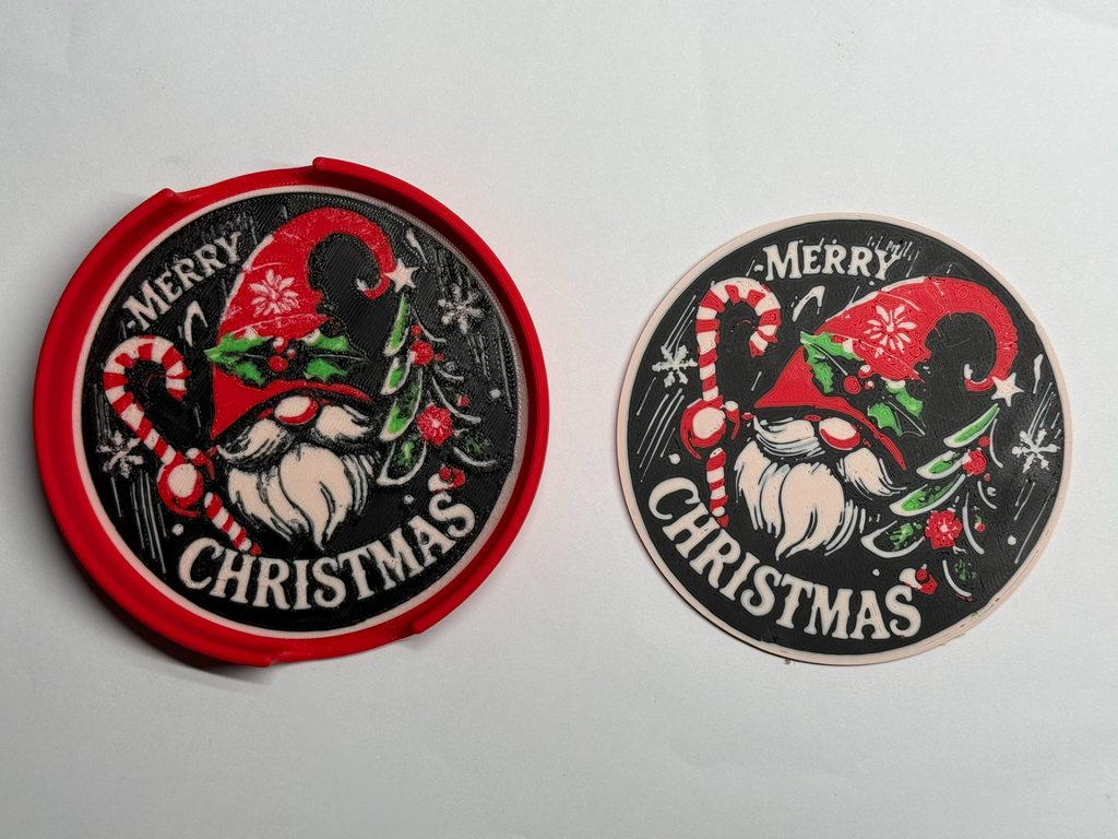 Coasters Christmas with container